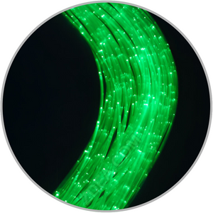 Side Glow PMMA Fiber Optic Cable Dotting